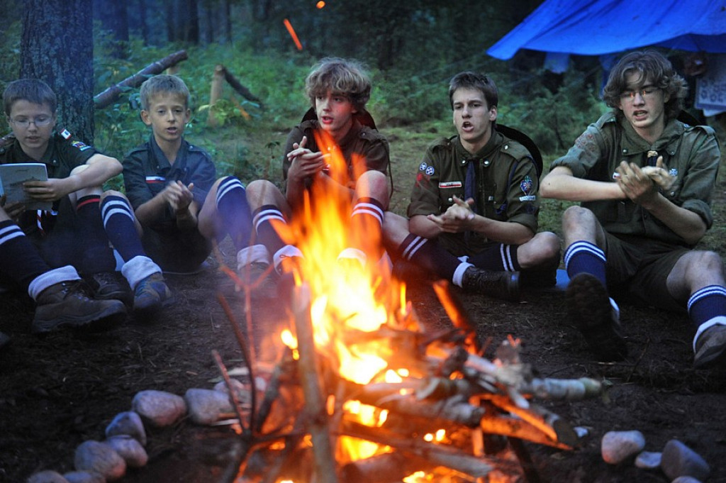 Mazury: Wakacyjny obóz harcerzy Obwodu Tatrzańskiego ZHR