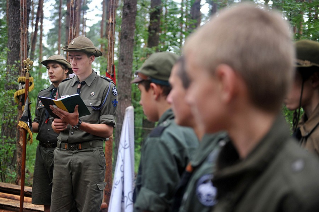 Mazury: Wakacyjny obóz harcerzy Obwodu Tatrzańskiego ZHR