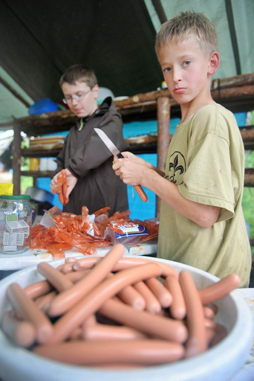 Mazury: Wakacyjny obóz harcerzy Obwodu Tatrzańskiego ZHR