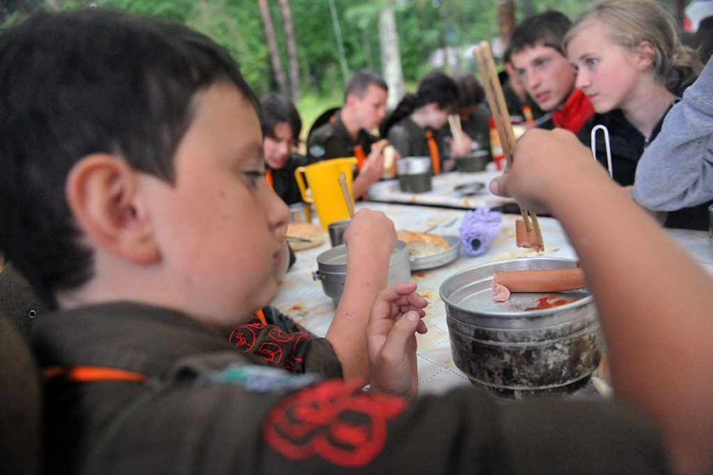 Mazury: Wakacyjny obóz harcerzy Obwodu Tatrzańskiego ZHR