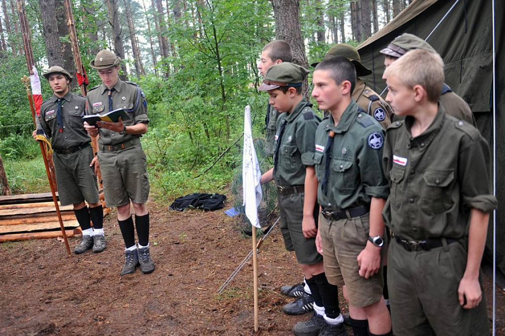 Mazury: Wakacyjny obóz harcerzy Obwodu Tatrzańskiego ZHR