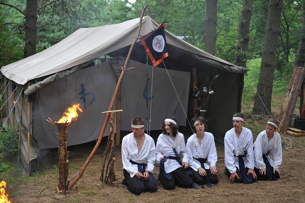 Mazury: Wakacyjny obóz harcerzy Obwodu Tatrzańskiego ZHR