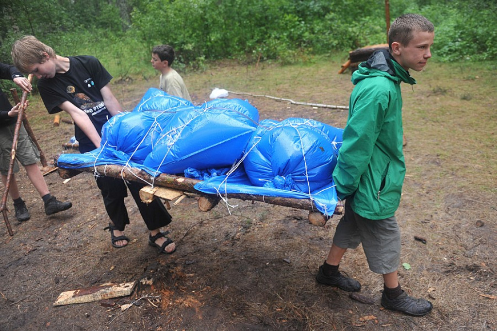 Mazury: Wakacyjny obóz harcerzy Obwodu Tatrzańskiego ZHR