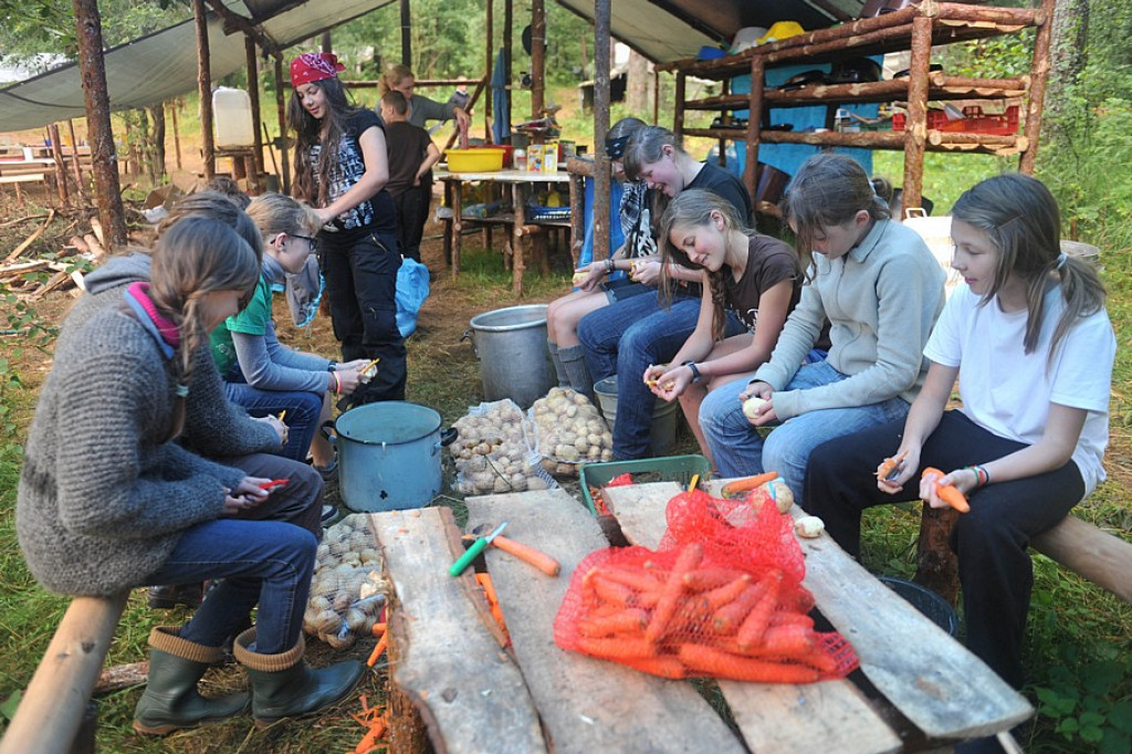 Mazury: Wakacyjny obóz harcerzy Obwodu Tatrzańskiego ZHR