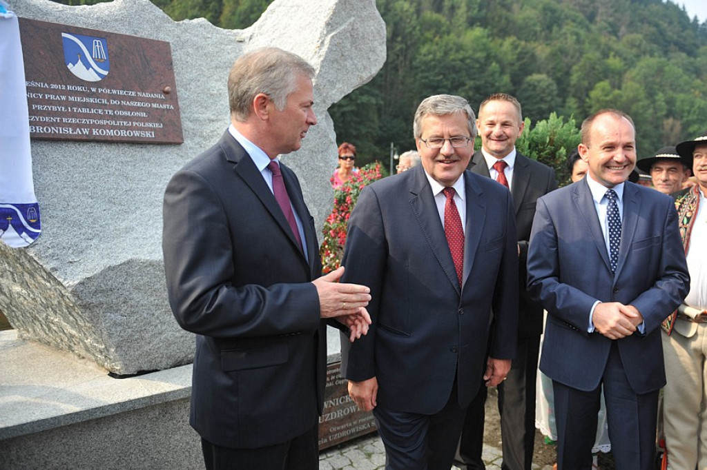 Prezydent Bronisław Komorowski w Szczawnicy