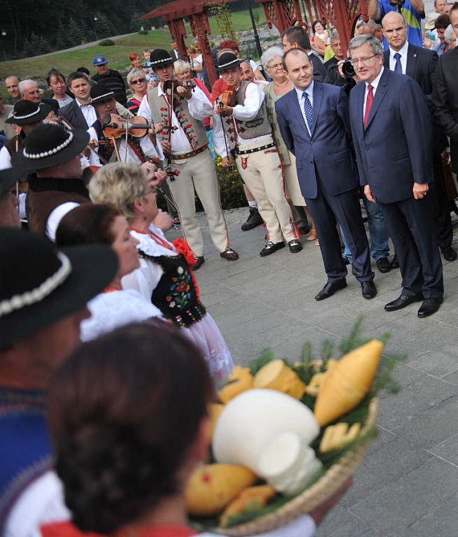 Prezydent Bronisław Komorowski w Szczawnicy