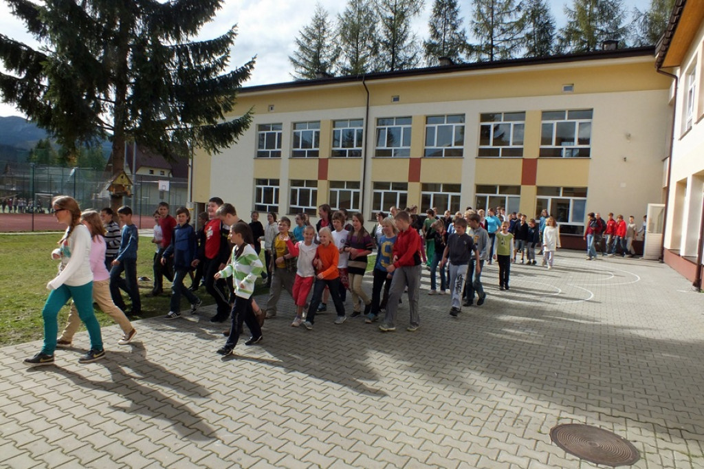 Pożar w szkole w Kościelisku