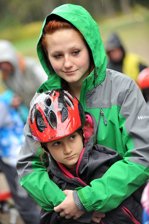 Wyścig rowerowy w Małem Cichem