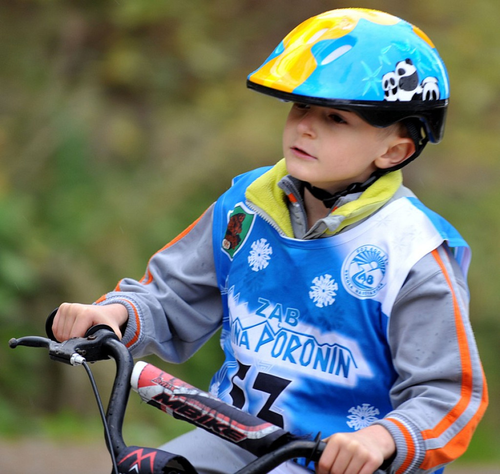 Wyścig rowerowy w Małem Cichem