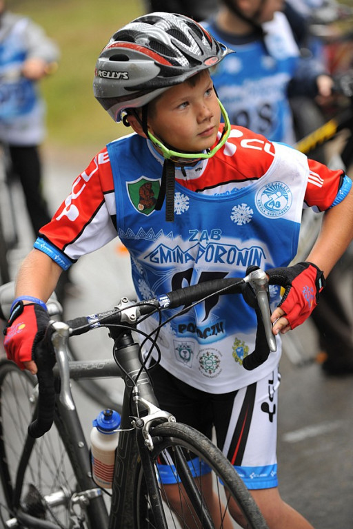 Wyścig rowerowy w Małem Cichem