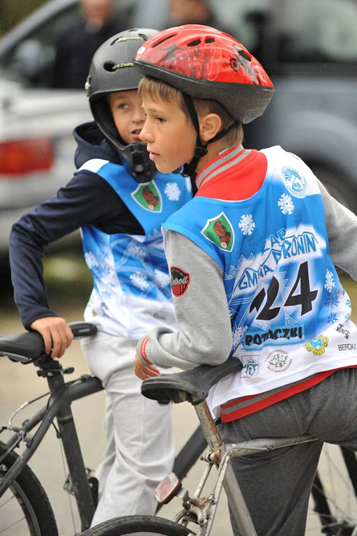 Wyścig rowerowy w Małem Cichem