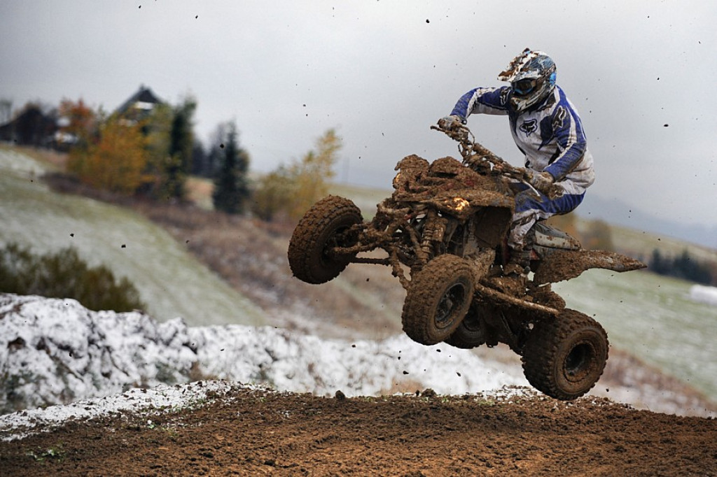 Zawody motocrossowe w Krośnicy