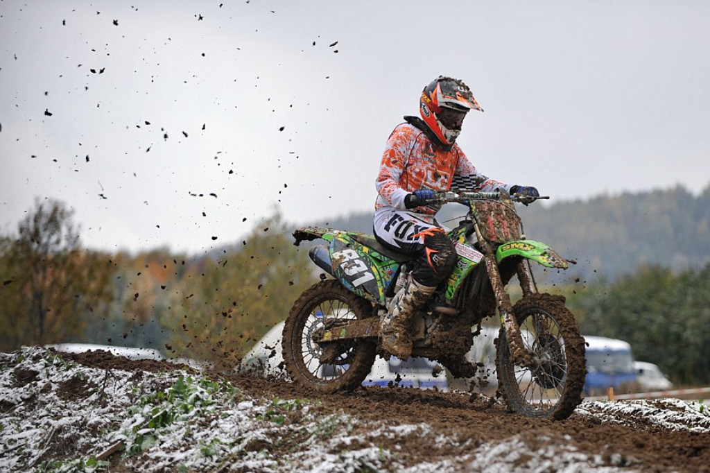 Zawody motocrossowe w Krośnicy
