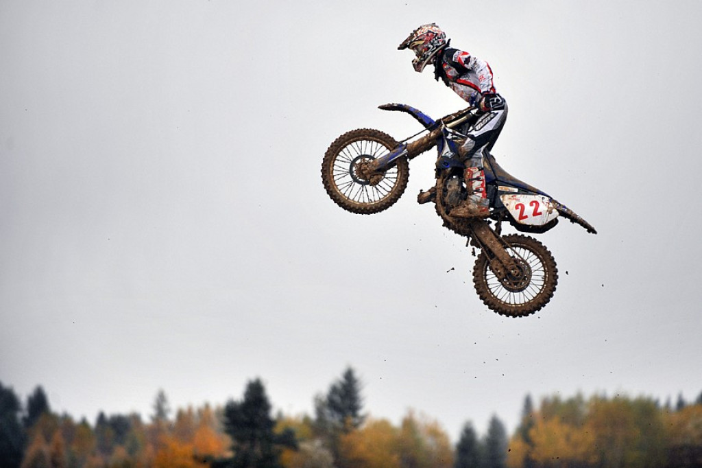 Zawody motocrossowe w Krośnicy