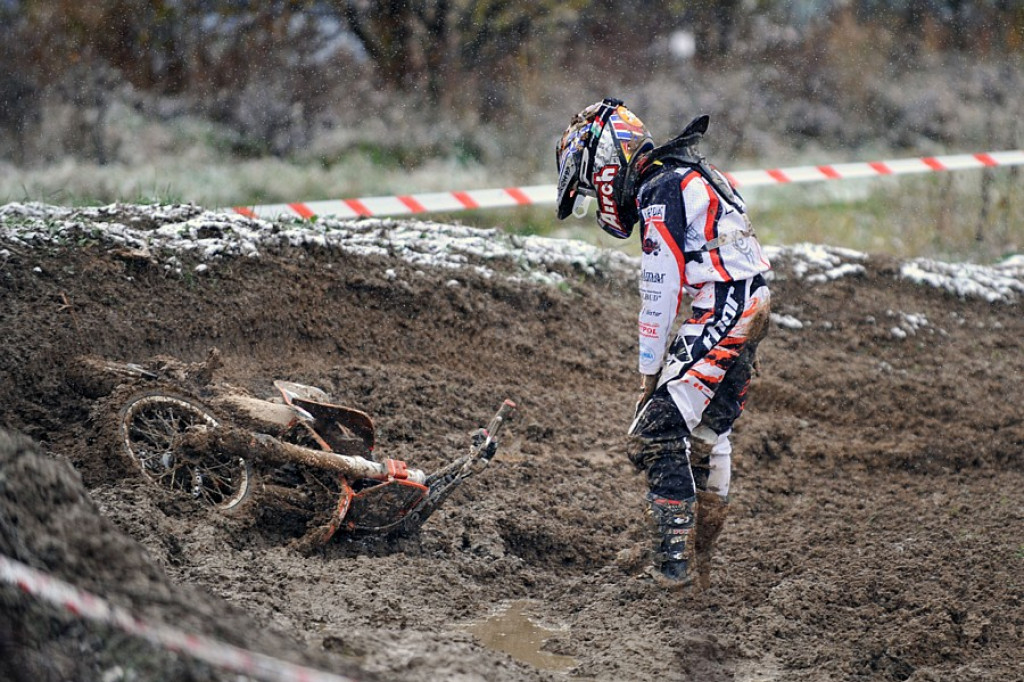 Zawody motocrossowe w Krośnicy