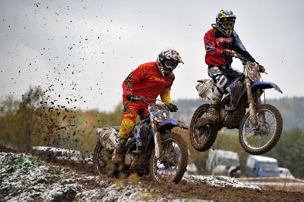 Zawody motocrossowe w Krośnicy
