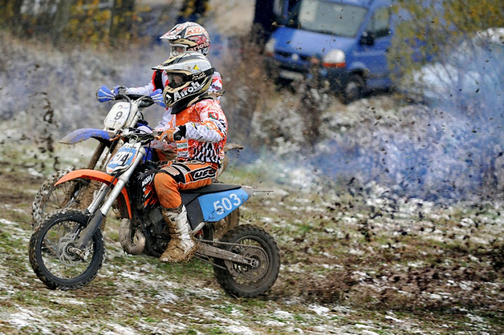 Zawody motocrossowe w Krośnicy