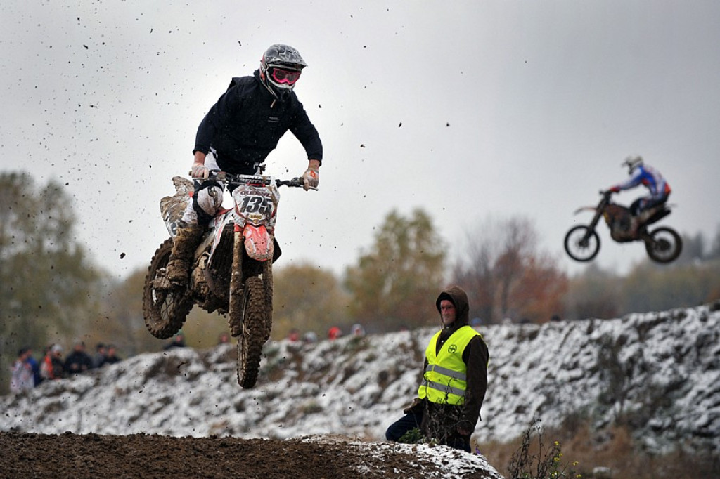Zawody motocrossowe w Krośnicy