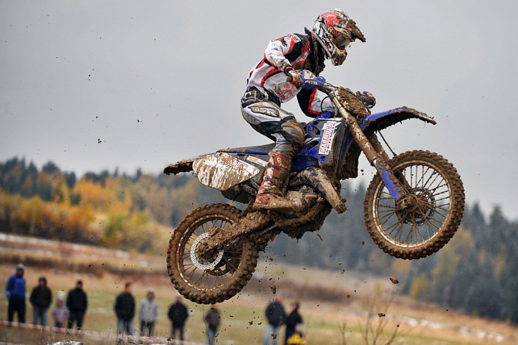 Zawody motocrossowe w Krośnicy