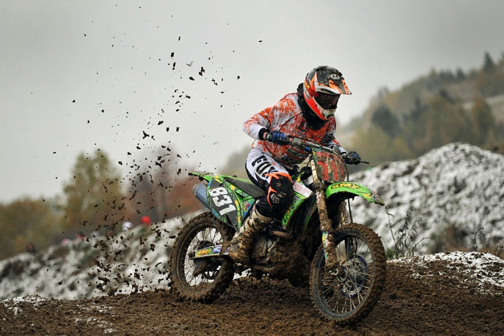 Zawody motocrossowe w Krośnicy
