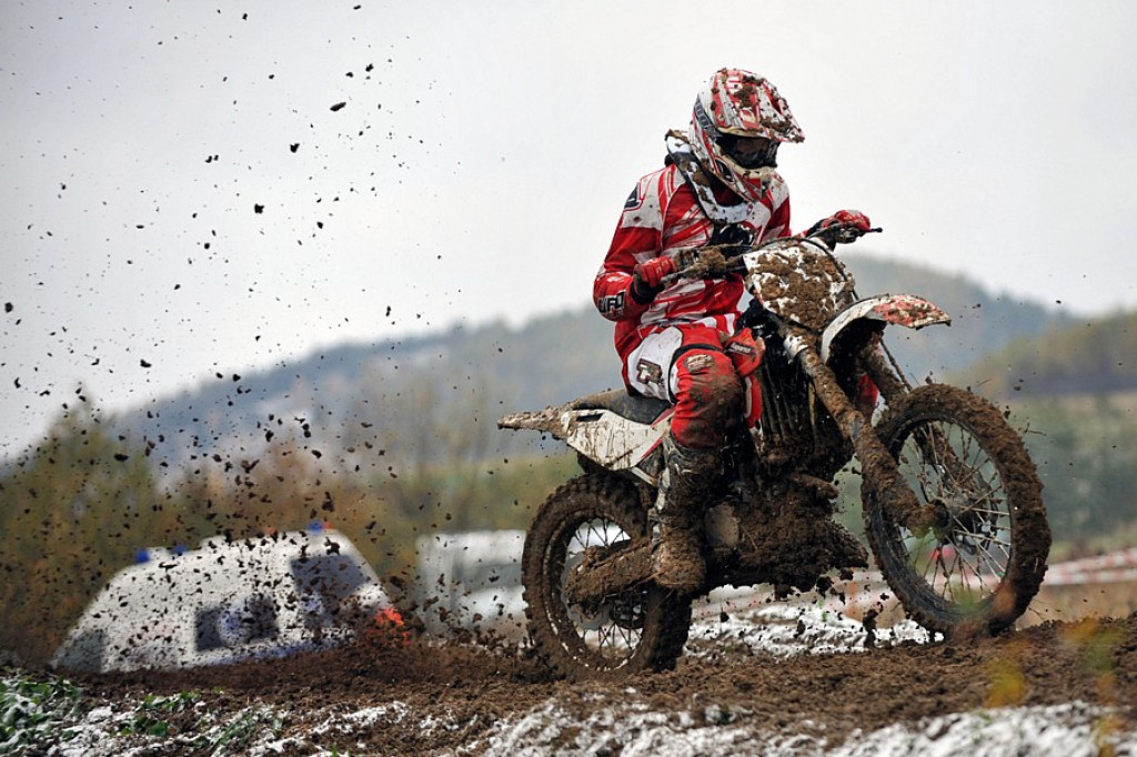 Zawody motocrossowe w Krośnicy