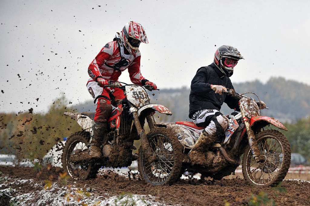 Zawody motocrossowe w Krośnicy