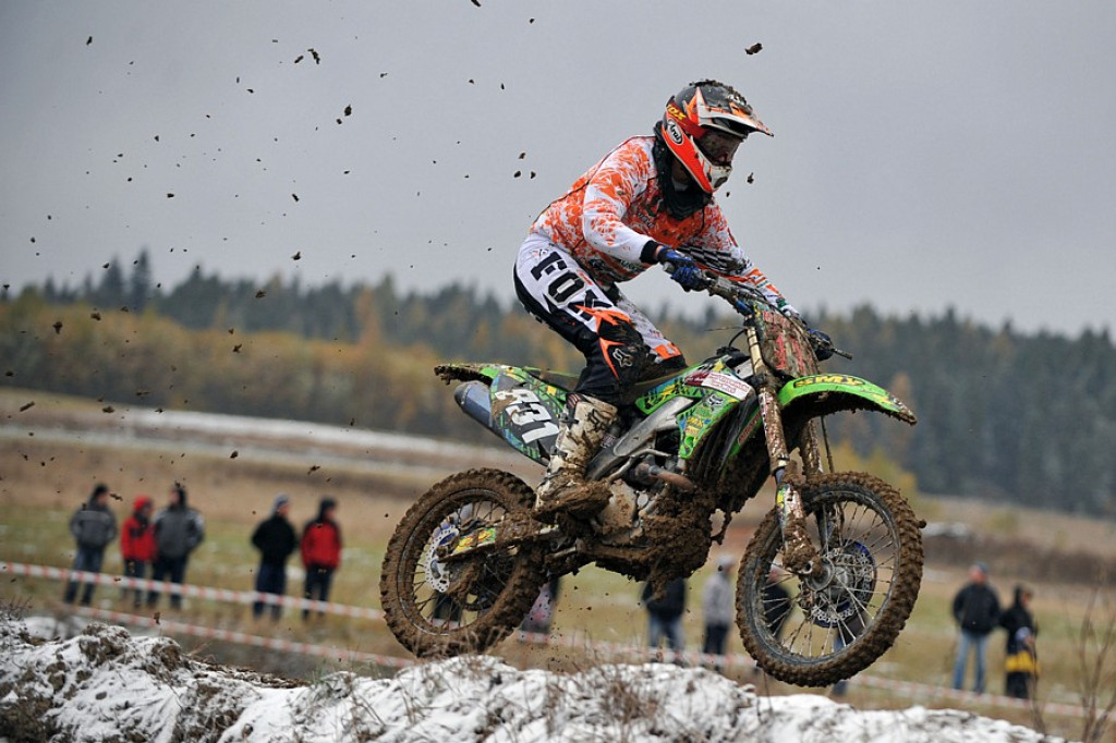 Zawody motocrossowe w Krośnicy