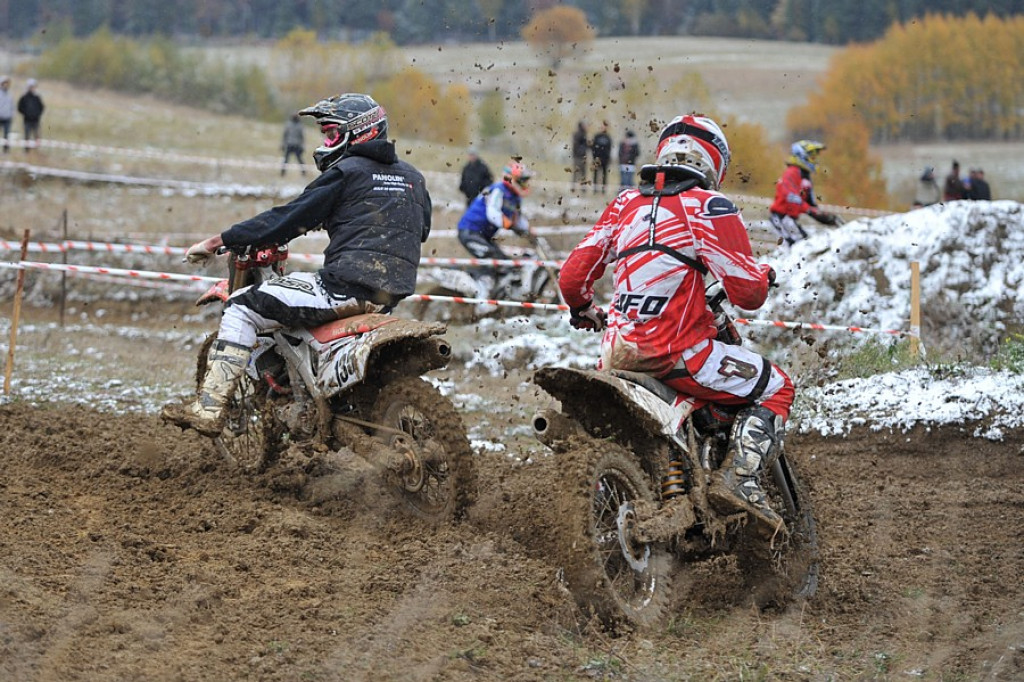 Zawody motocrossowe w Krośnicy