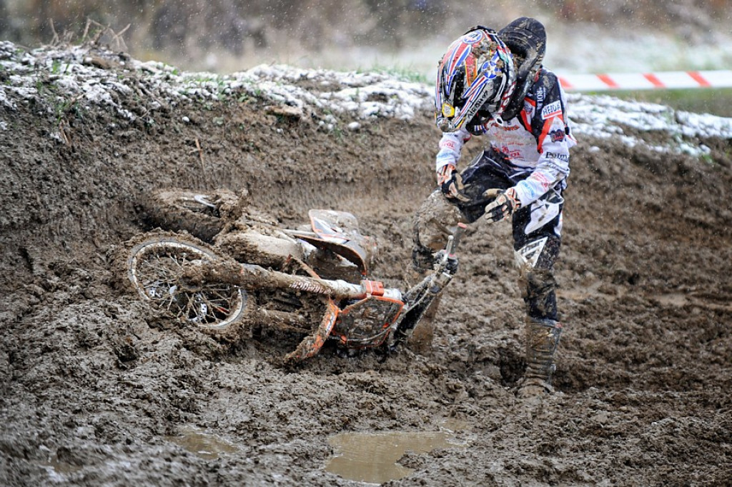 Zawody motocrossowe w Krośnicy