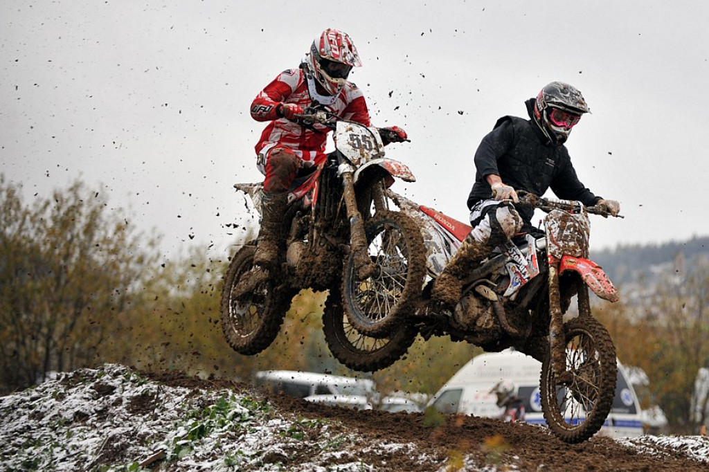 Zawody motocrossowe w Krośnicy