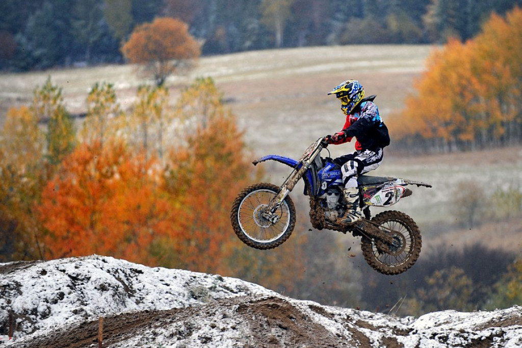 Zawody motocrossowe w Krośnicy