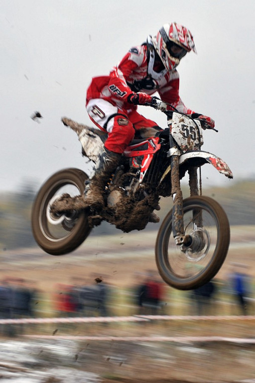 Zawody motocrossowe w Krośnicy