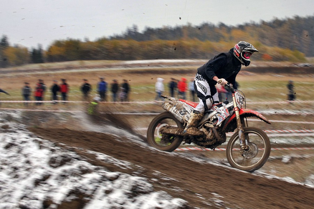 Zawody motocrossowe w Krośnicy