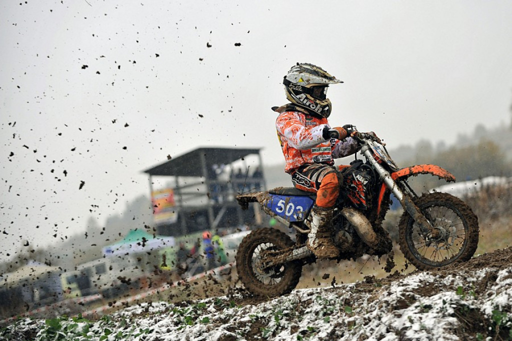 Zawody motocrossowe w Krośnicy