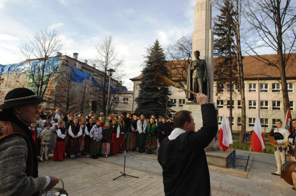 Nowy Targ: Orkan powitany na Placu Słowackiego