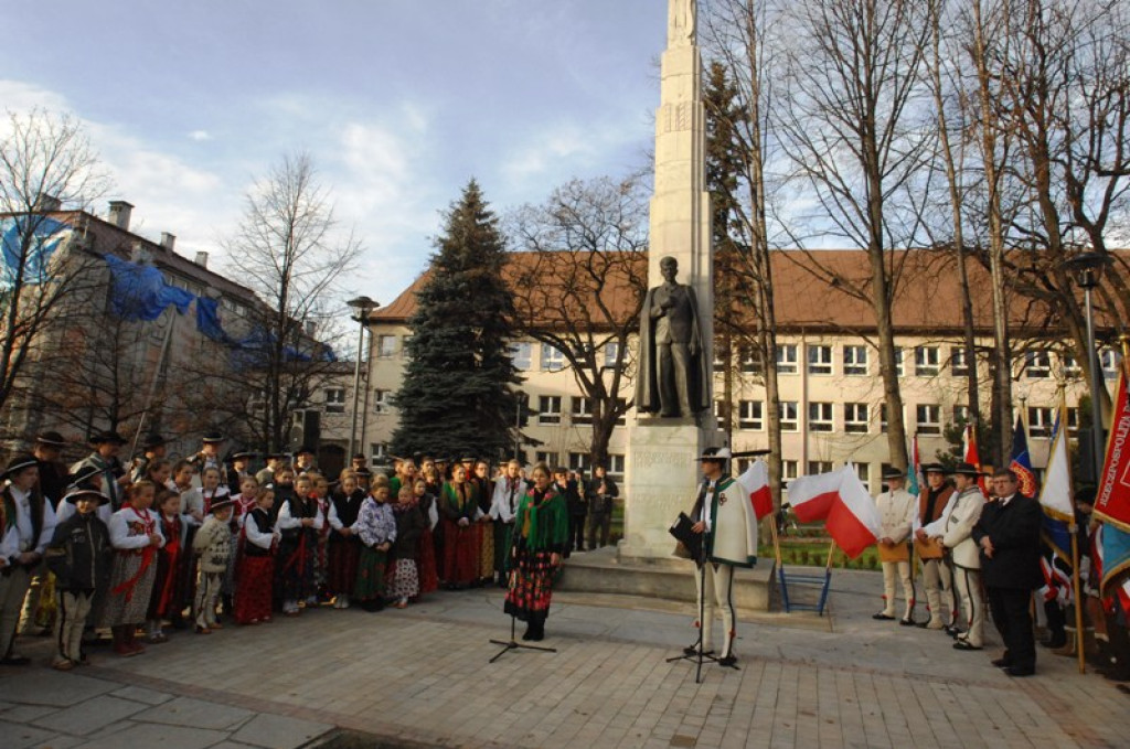 Nowy Targ: Orkan powitany na Placu Słowackiego