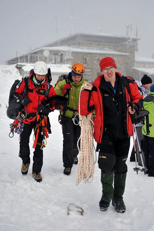 Ewakuacja wyciągu w Dolinie Gąsienicowej