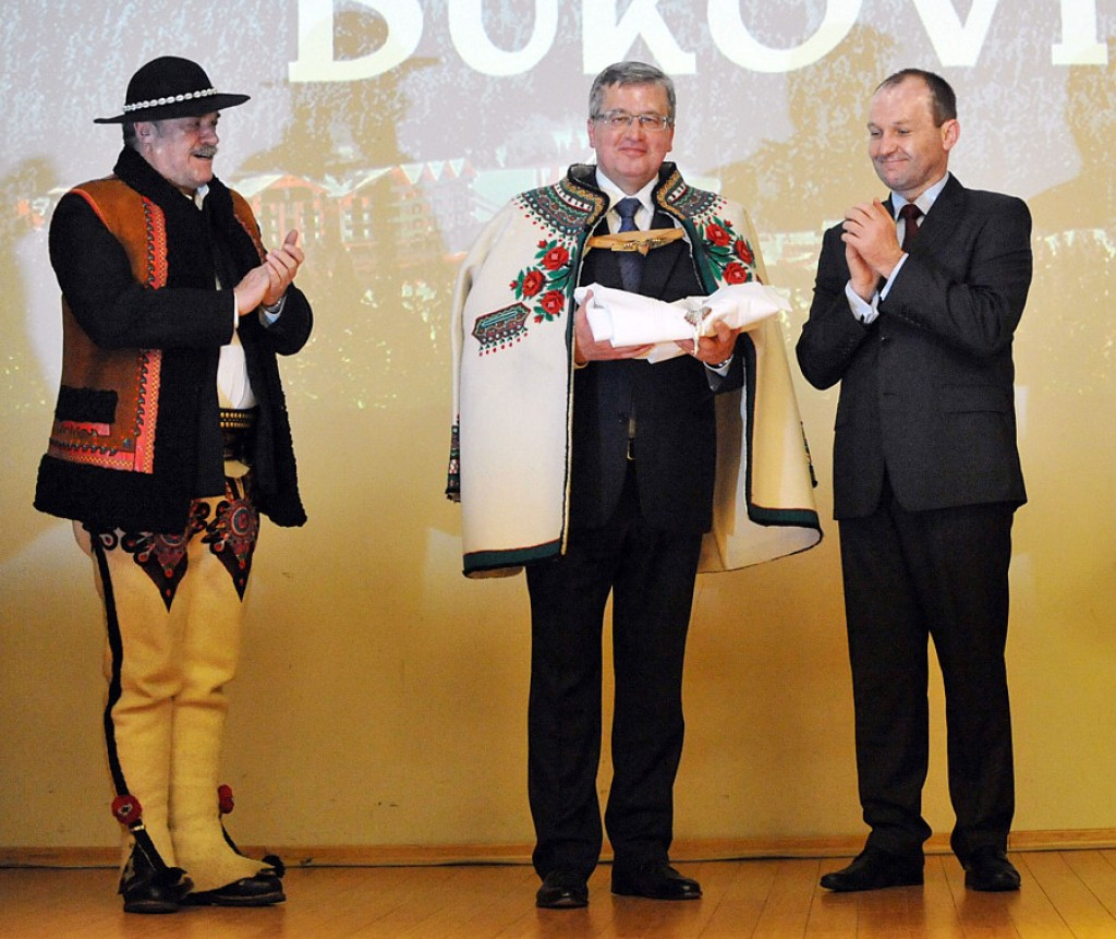 Prezydent Bronisław Komorowski w Bukowinie