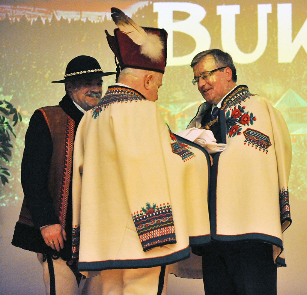 Prezydent Bronisław Komorowski w Bukowinie