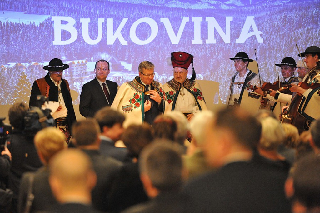 Prezydent Bronisław Komorowski w Bukowinie