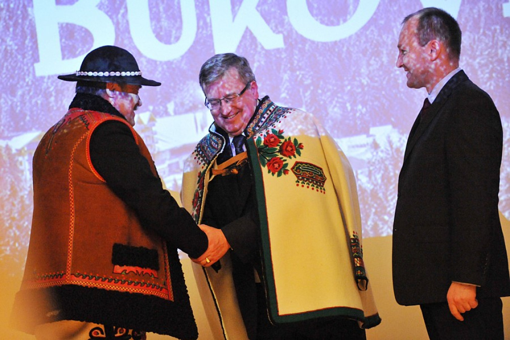 Prezydent Bronisław Komorowski w Bukowinie