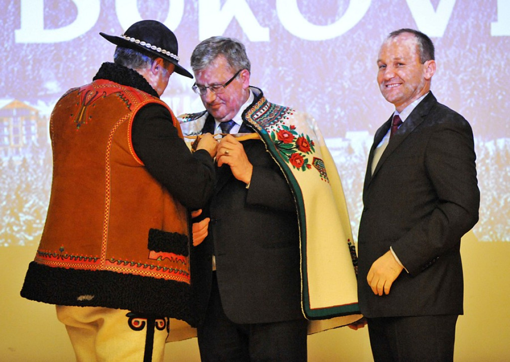 Prezydent Bronisław Komorowski w Bukowinie
