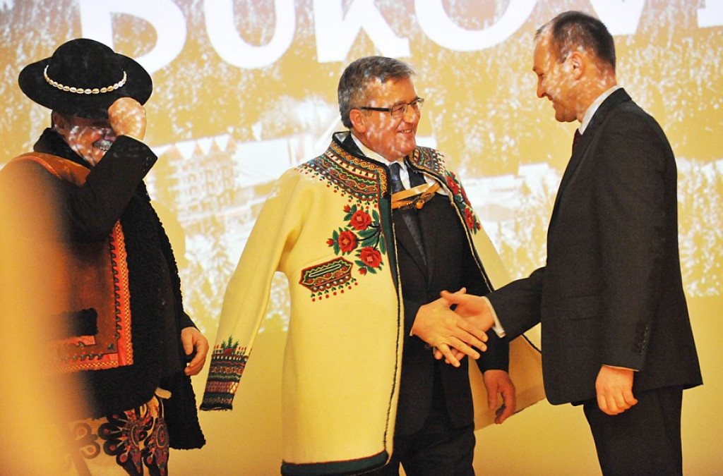 Prezydent Bronisław Komorowski w Bukowinie