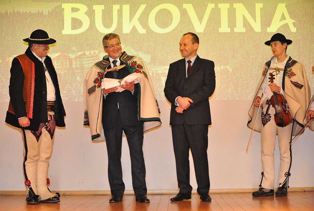 Prezydent Bronisław Komorowski w Bukowinie