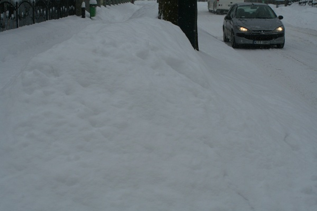 Śnieżny kataklizm na Podhalu