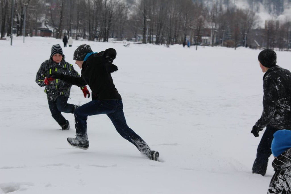Śnieżny Śmigus Dyngus na Równi Krupowej