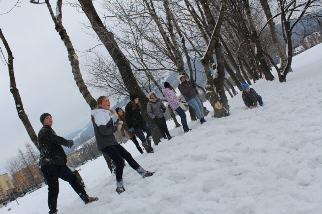 Śnieżny Śmigus Dyngus na Równi Krupowej