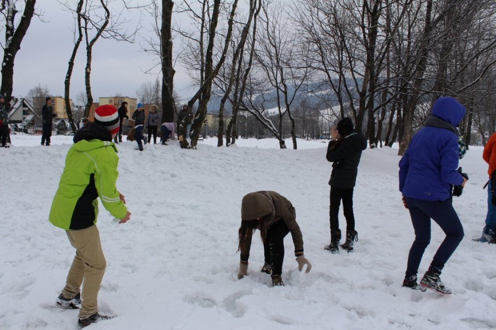 Śnieżny Śmigus Dyngus na Równi Krupowej