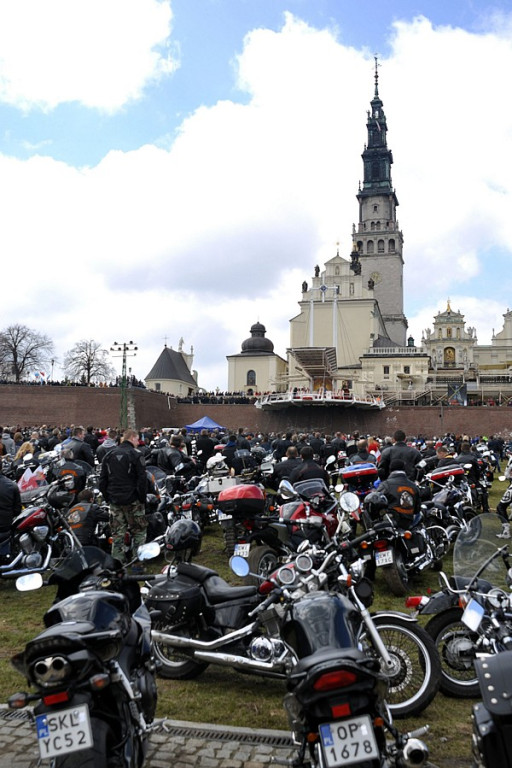 Motocykliści z Podhala na rozpoczęciu sezonu w Częstochowie