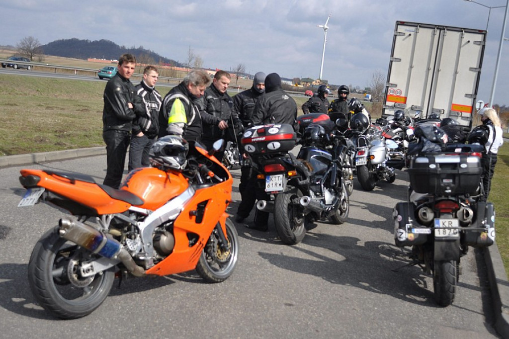 Motocykliści z Podhala na rozpoczęciu sezonu w Częstochowie